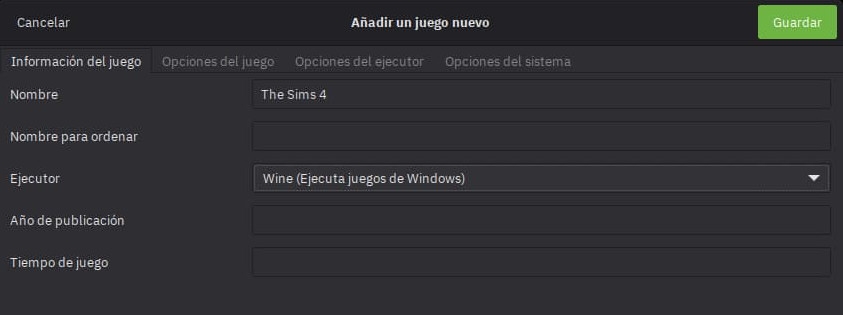 The Sims 4 Configuration